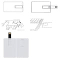 Credit Card USB Flash Drive 1 GB