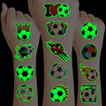 Glow In The Dark Soccer Temporary Tattoos