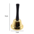Christmas Metal Hand Bell With Wood Handle