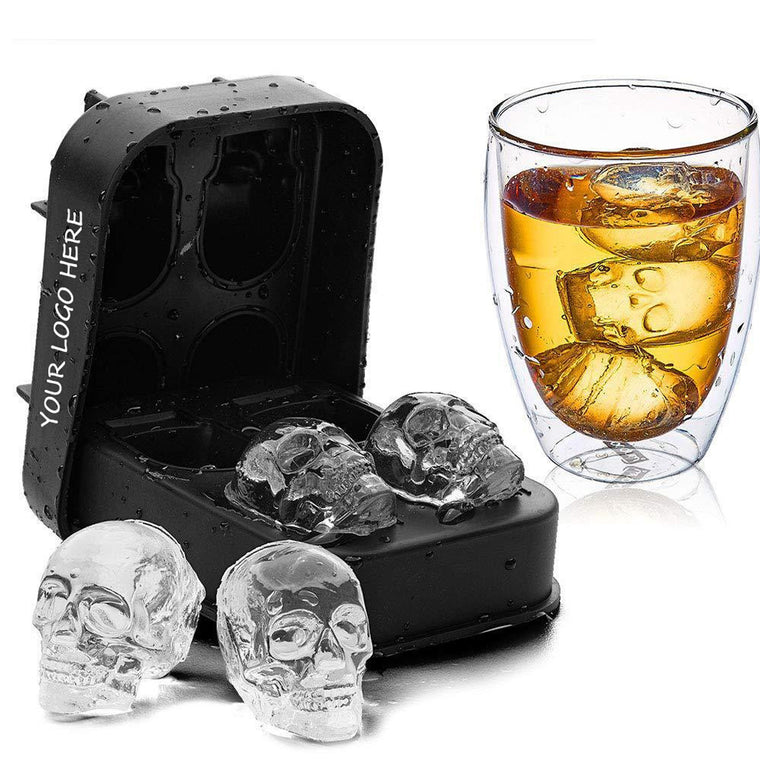 Silicone Skull Ice Cube Tray