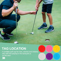 Plastic Round Adhere Golf Ball Position Marker
