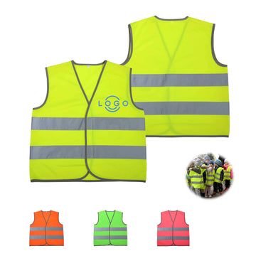 Multi-Sized High Visibility Kids Safety Reflective Vest