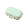 7 Compartments Wheat Straw Pill Container