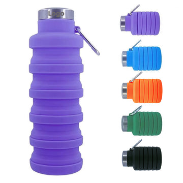 Collapsible Silicone Water Bottle