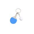 Simulated Table Tennis Racket Set Keychain