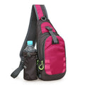 Athletic Casual Chest Bag with Detachable Water Bottle Pouch