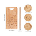 Wooden Rectangular Tequila Cup Tray