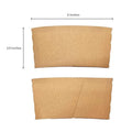 Hot Drink Cup Jacket For 10 Oz - 20 Oz