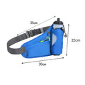Sports Waist Pack Running Belt W/ Water Bottle Holder