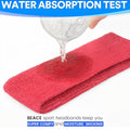 Cotton Terry Sweat-Wicking Sports Headband