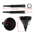 Wide Mouth Oil Funnel With Flexible Extension Nozzle Hose