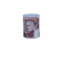 Round Tin Money Box