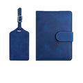 Pu Leather Luggage Tag Passport Set