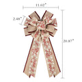 Large Christmas Wreath Bows