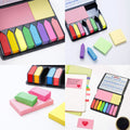 Executive Pu Sticky Note Box Set With Calendar