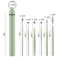 6Pcs Portable Stainless Steel Ear Scoop Set W/ Storage Box