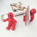 4" Squeezable Smile Face Guy Phone Holder