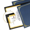 Gold Foil Certificate Cover Holders