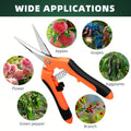 3-Pack Stainless Steel Pruning Shears