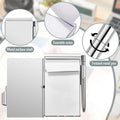 Aluminum Pocket Memo Pad With Pen