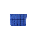 3D Yarn-Embroidered Logo Puffy Quilted Makeup Bag