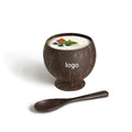 Coconut Goble Shell Cup With Spoon For Beach Party