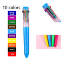 10 Multi-Color Ballpoint Pens Shuttle Pens