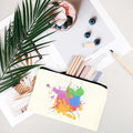 Travel Canvas Makeup Pouches With Zipper
