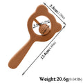 Wooden Animal Baby Hand Bell Toy