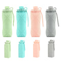 BPA-Free Leak-Proof Reusable Silicone Collapsible Bottle