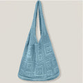 Solid Color Knitted Bag