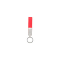 Colored Leather Metal Keychain