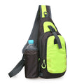 Athletic Casual Chest Bag with Detachable Water Bottle Pouch