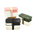 Microwaveable Double Layer Lunch Container Bento Lunch Box