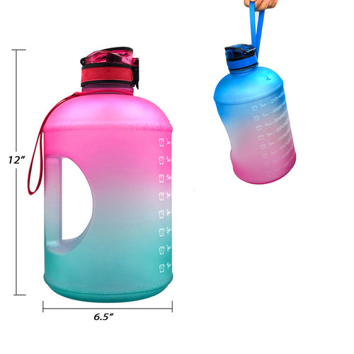 1 Gallon Water Bottle With Time Marker
