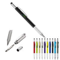 6-in-1 Plastic Tool Ballpoint Pen