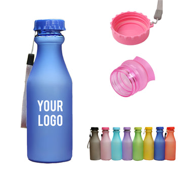 Outdoor Sports Seal Candy Color Frosted Water Cup