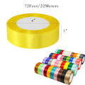 7Ft Solid Satin Ribbon