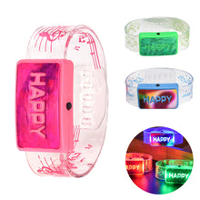 LED Luminous Bracelet Happy Flashing Wristband