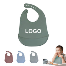 Baby Bib with Food Catcher BPA-Free Waterproof