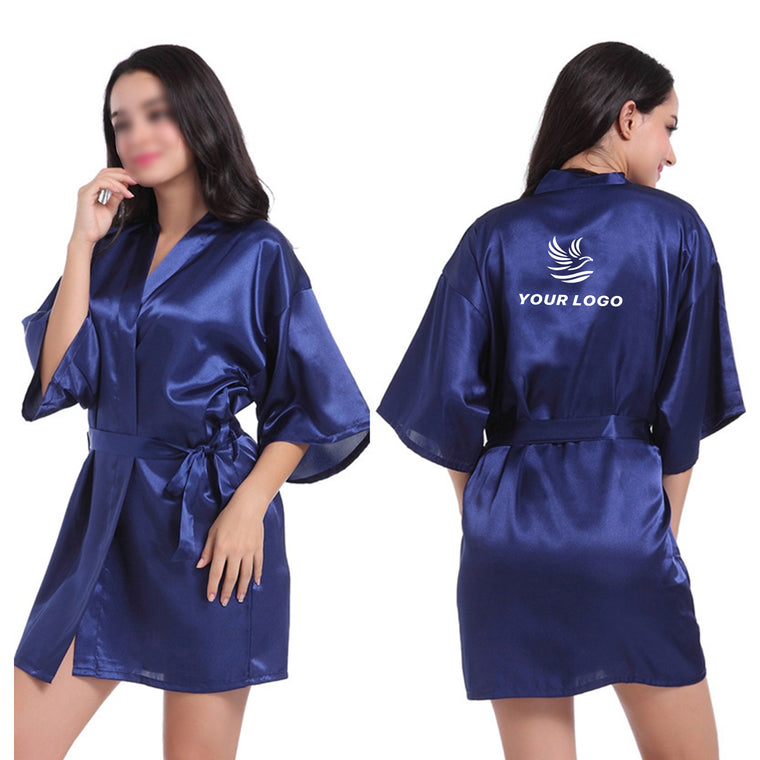 Women Satin Robe Sleepwear