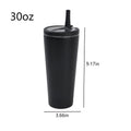 30oz Double-Walled Stainless Steel Water Bottle For Travel