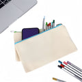 Canvas Pencil Bag Large Capacity Stationery Bag