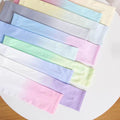 Gradient Color Arm Sleeves Gloves With Thumb Hole