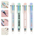 6-Color Push-Button Ballpoint Pen