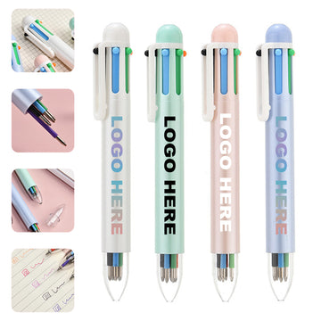 6-Color Push-Button Ballpoint Pen
