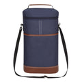 2 Bottle Travel Wine Tote With Corkscrew & Shoulder