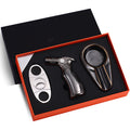 Cigar Lighter and Cutter Ashtray Set with Gift Box