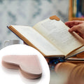 MOQ50 PU Heart Shaped Corner Bookmark