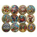 Custom Christmas Themed Commemorative Coin Challenge Coin